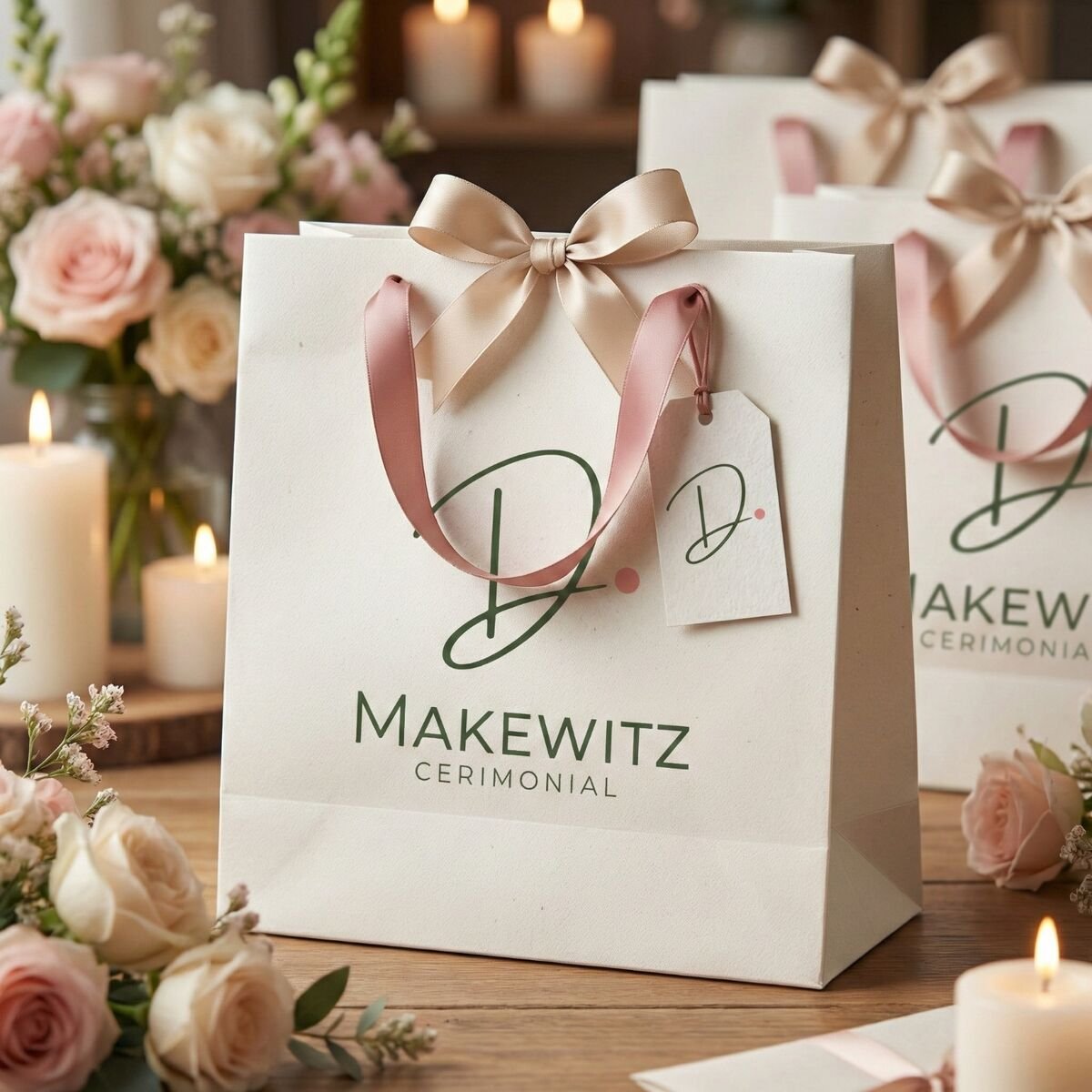 Sacolas personalizadas D. Makewitz