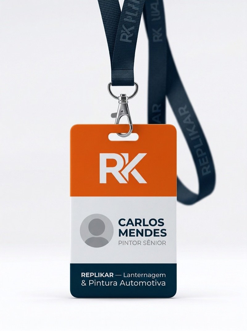 Crachá de identificação RepliKar