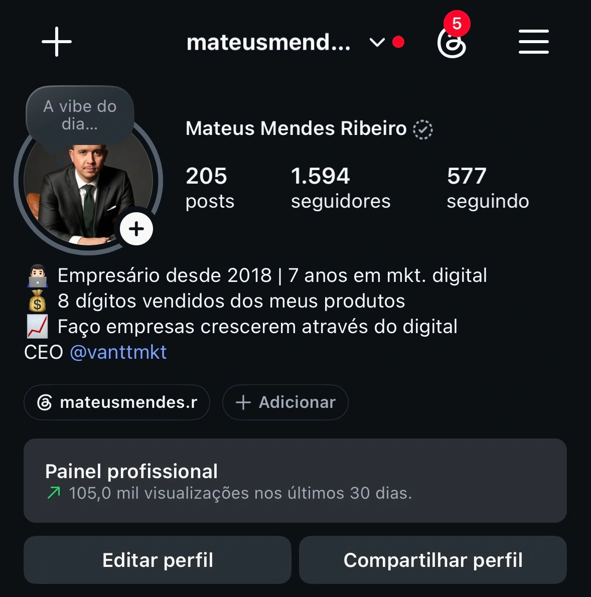 Depois: 105 mil visualizações